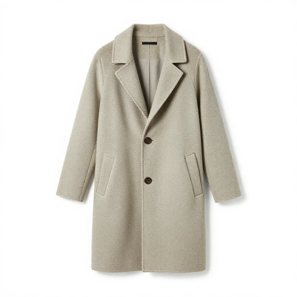 Overcoat isolated on a white background