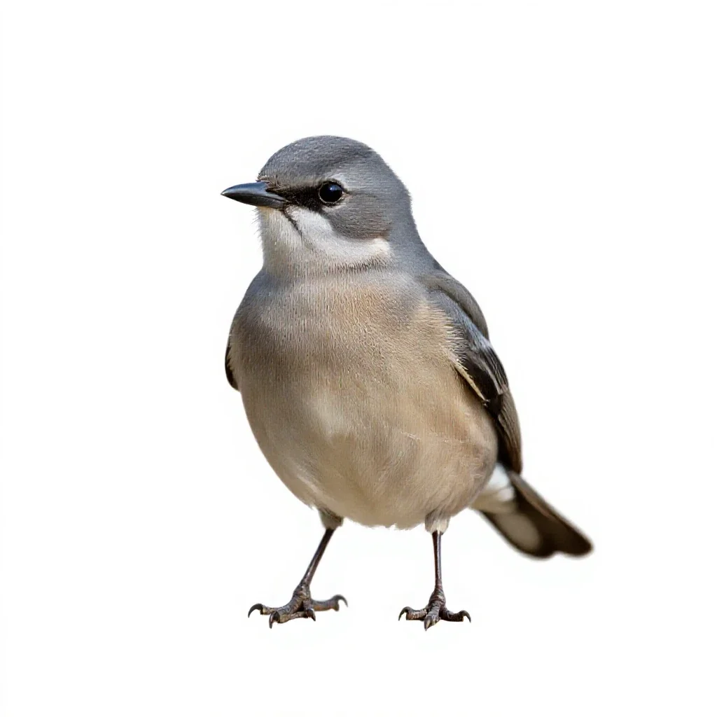 Bird of passage isolated on a white background
