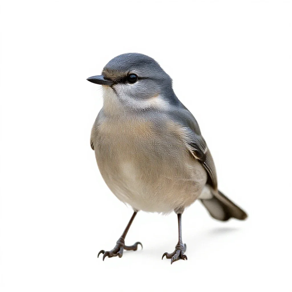 Bird isolated on a white background