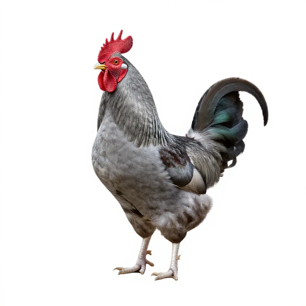 Cock isolated on a white background