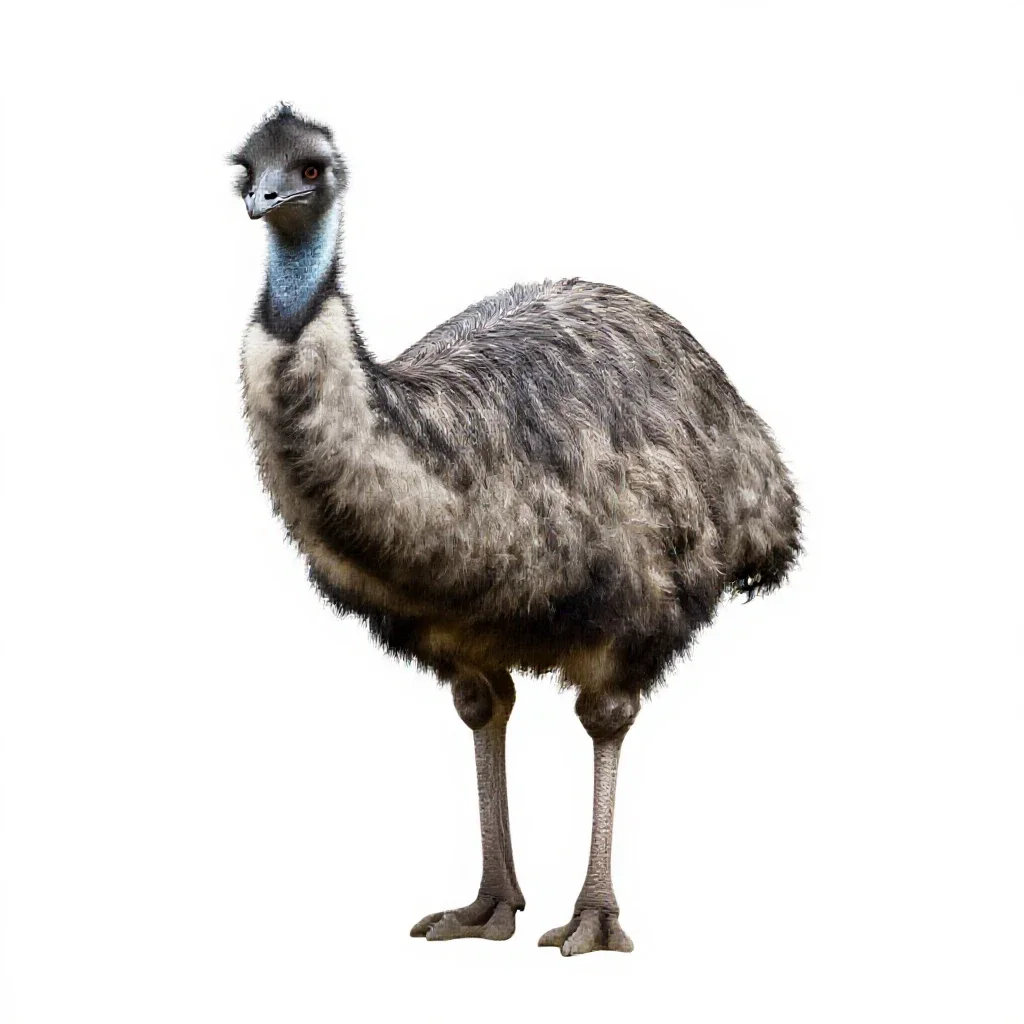 Giant moa isolated on a white background