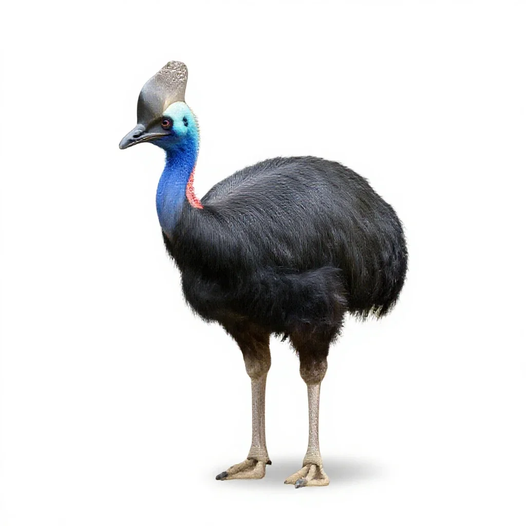 Elephant bird isolated on a white background