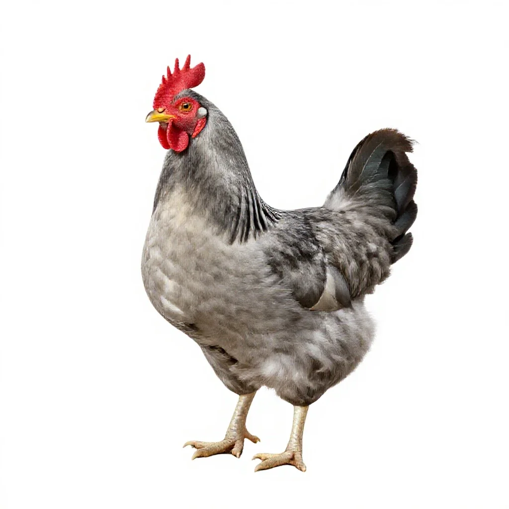 Bantam isolated on a white background