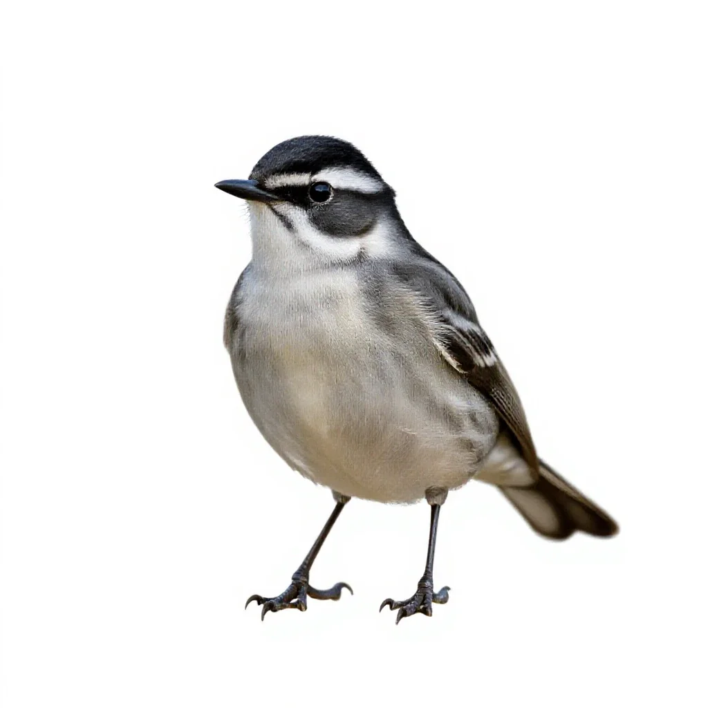 Blackpoll isolated on a white background