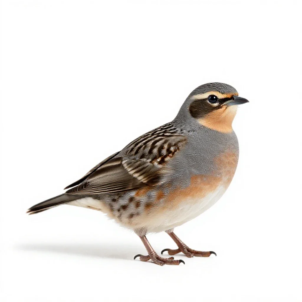 Brambling isolated on a white background