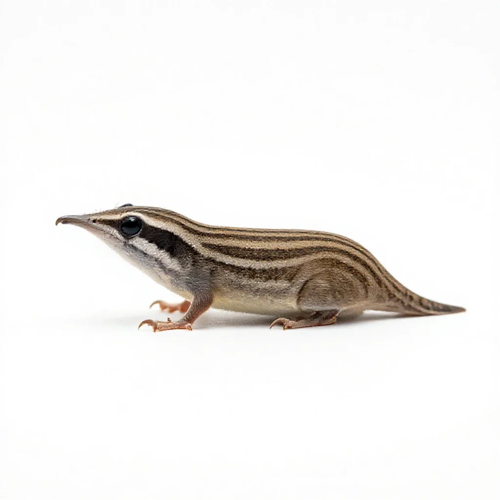 Brown creeper isolated on a white background
