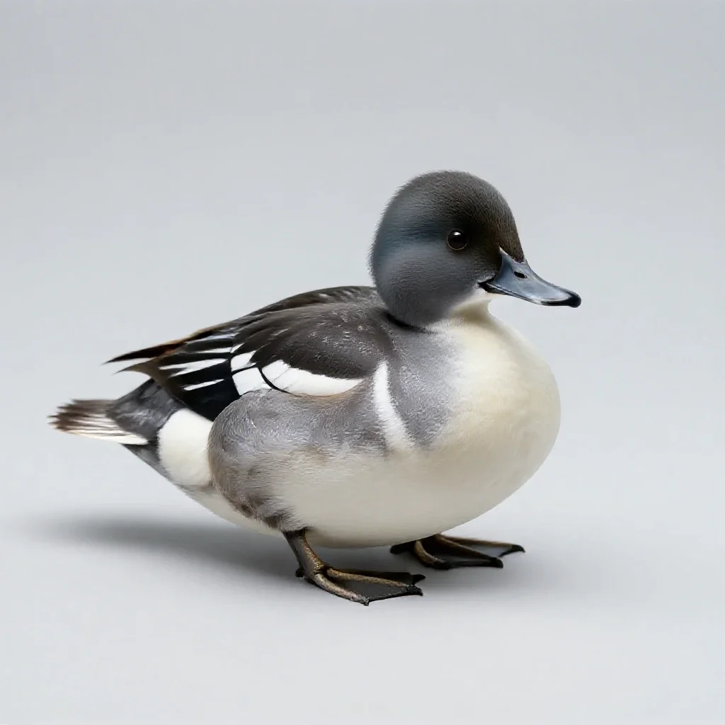 Bufflehead isolated on a white background