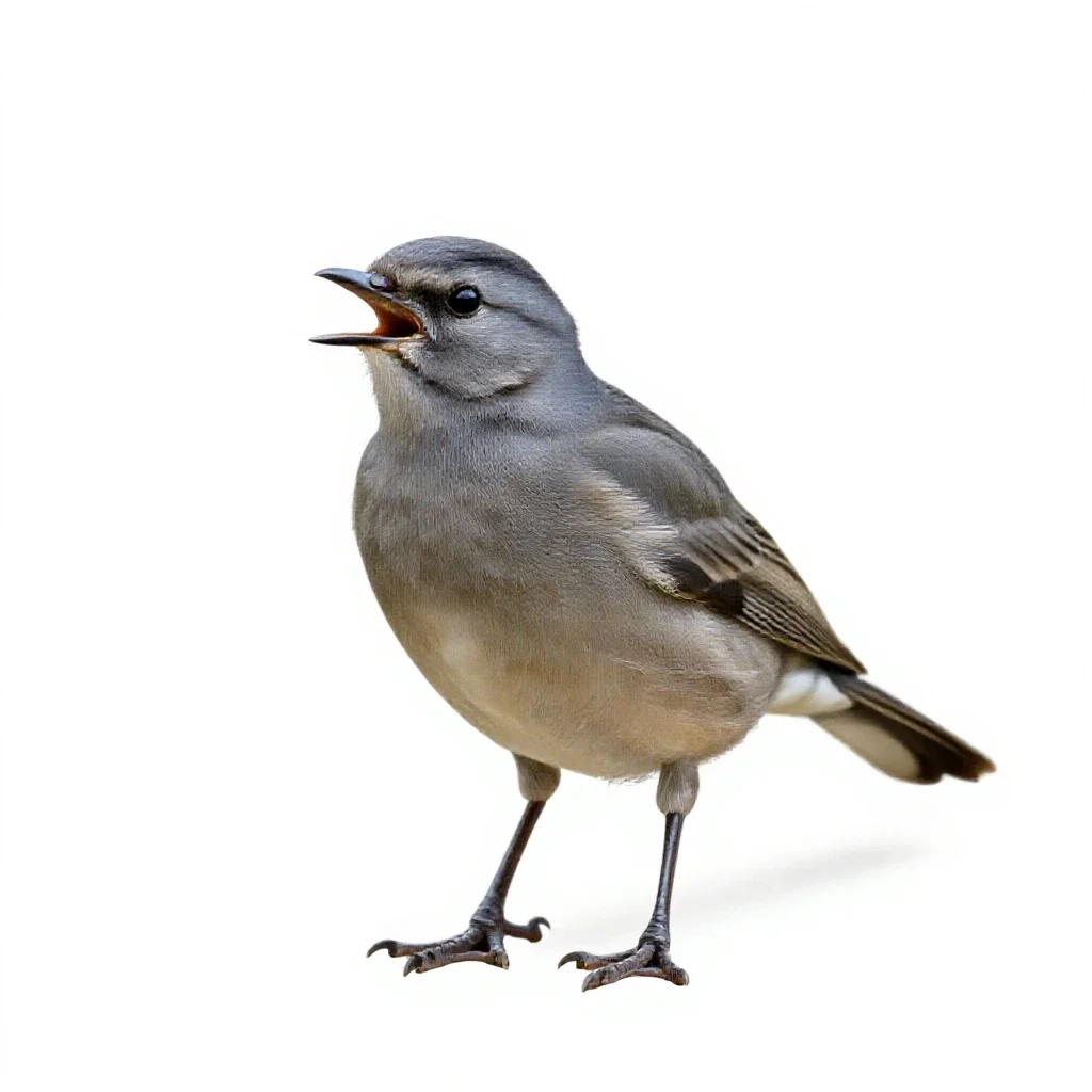 Cackler isolated on a white background