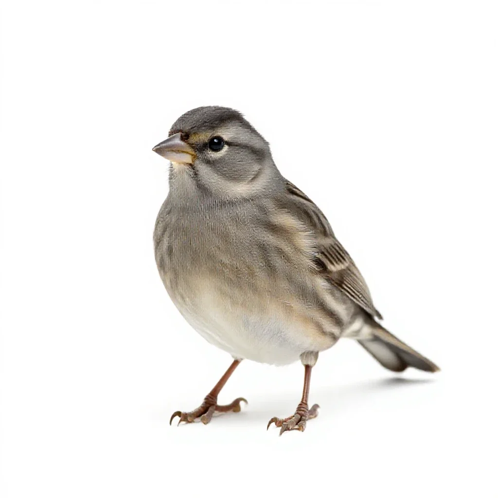 Canary isolated on a white background