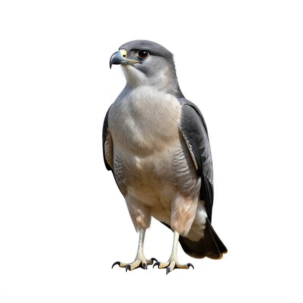 Caracara isolated on a white background