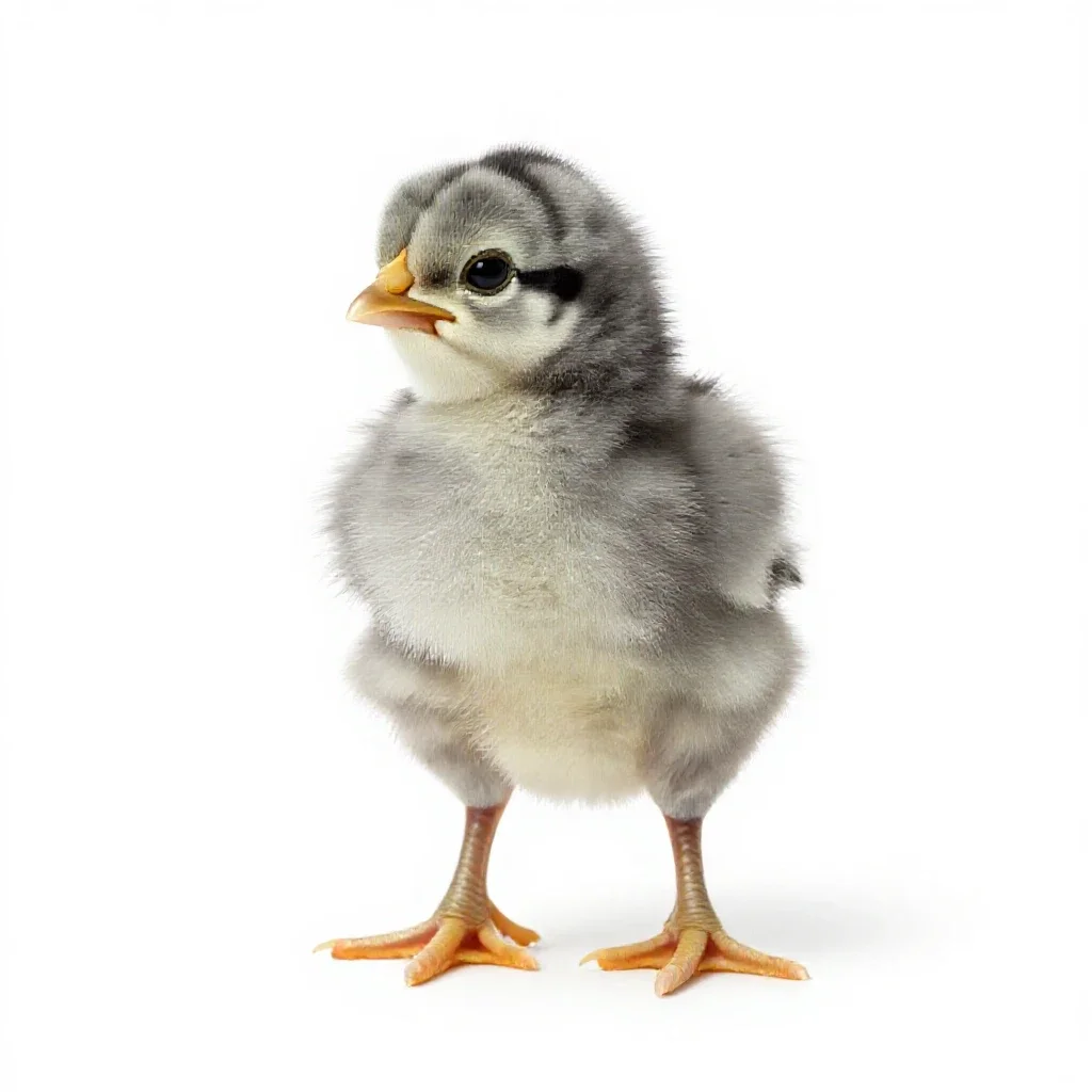 Chick isolated on a white background