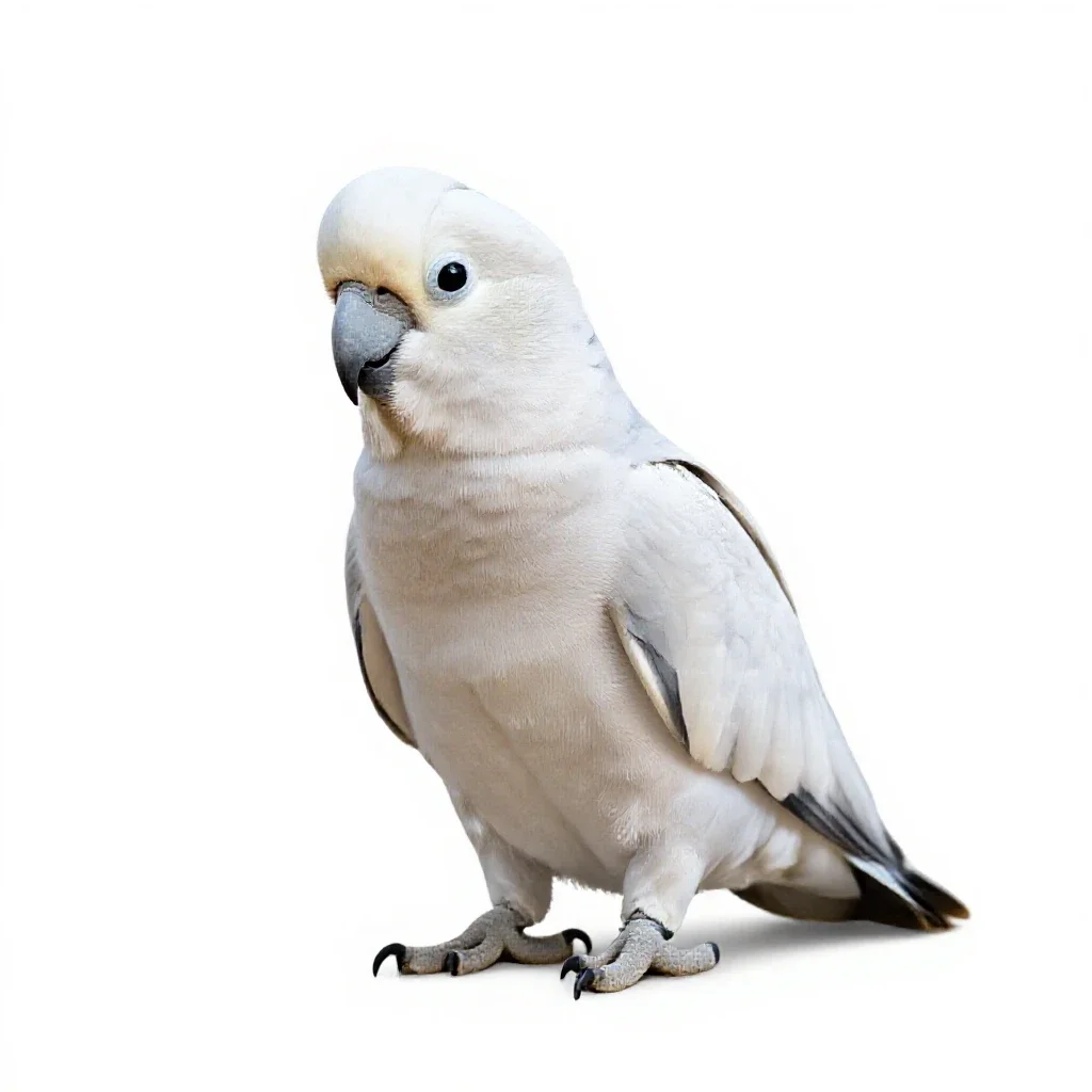 Cockatoo isolated on a white background