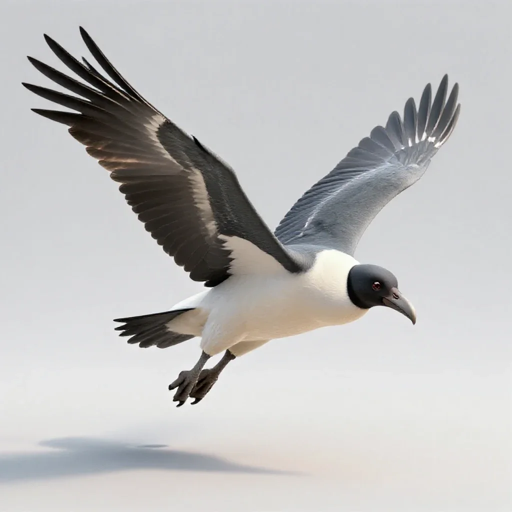 Condor isolated on a white background
