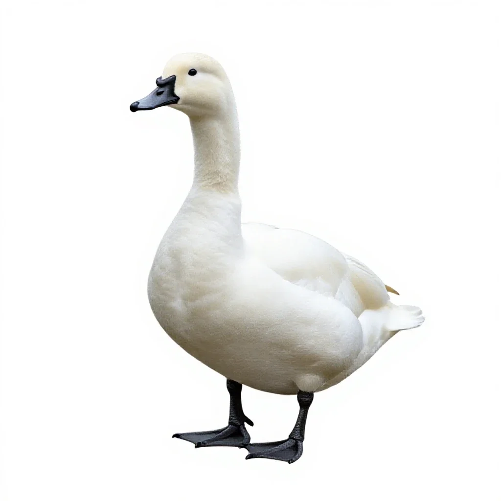 Coscoroba isolated on a white background