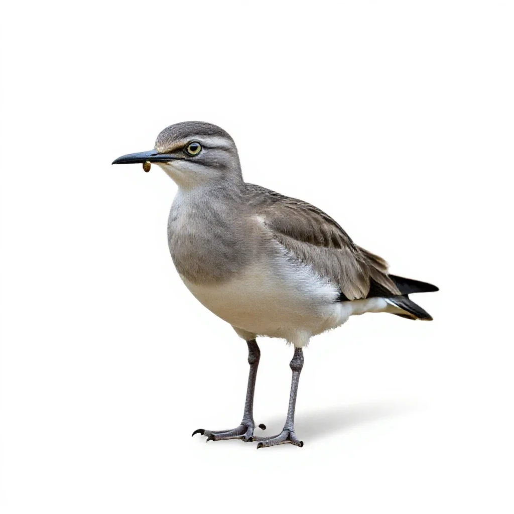 Crocodile bird isolated on a white background