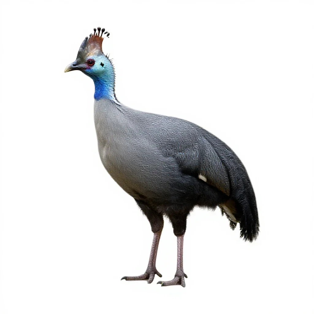 Curassow isolated on a white background