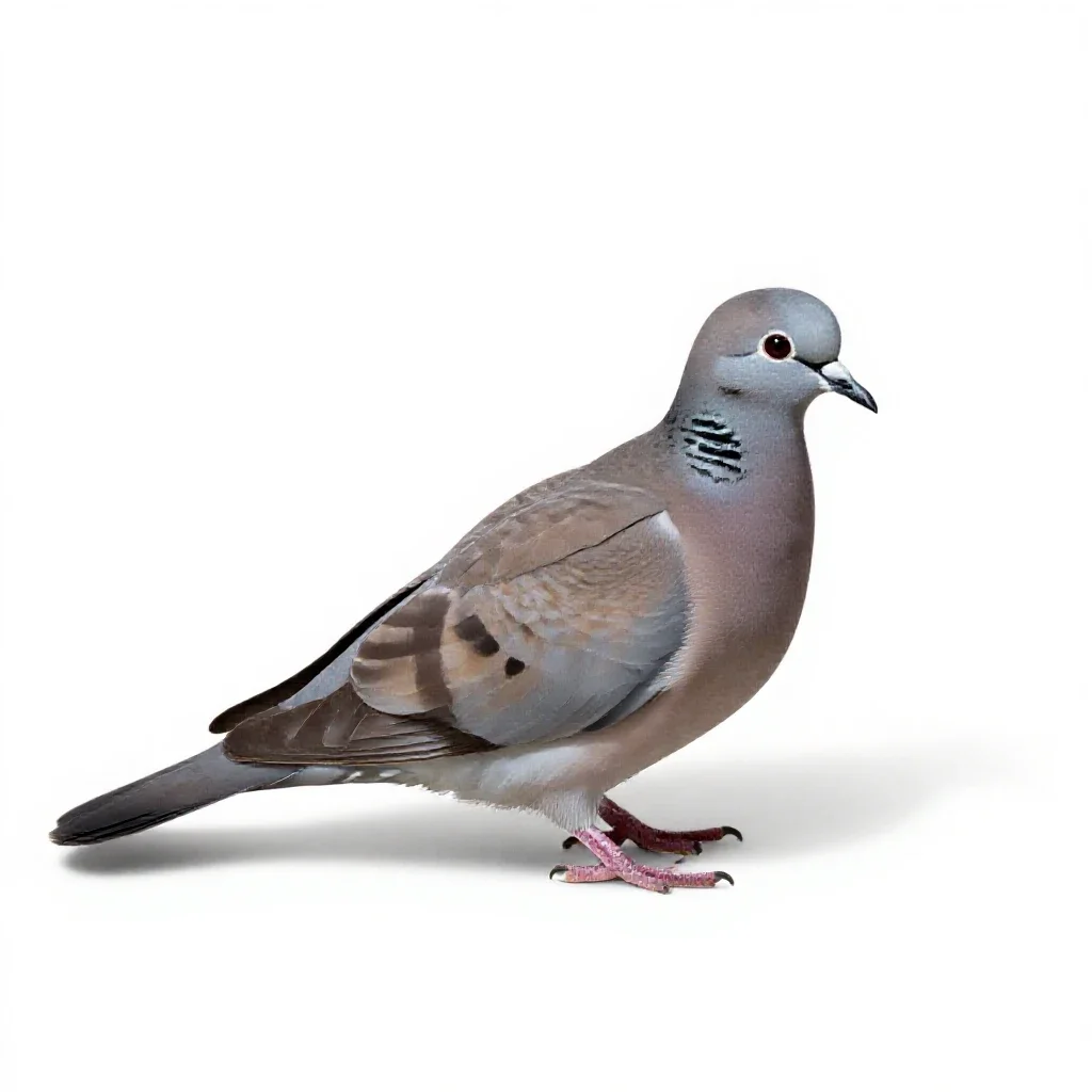 Dove isolated on a white background
