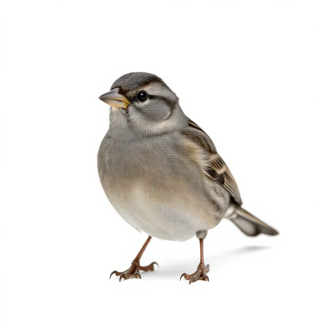 Finch isolated on a white background