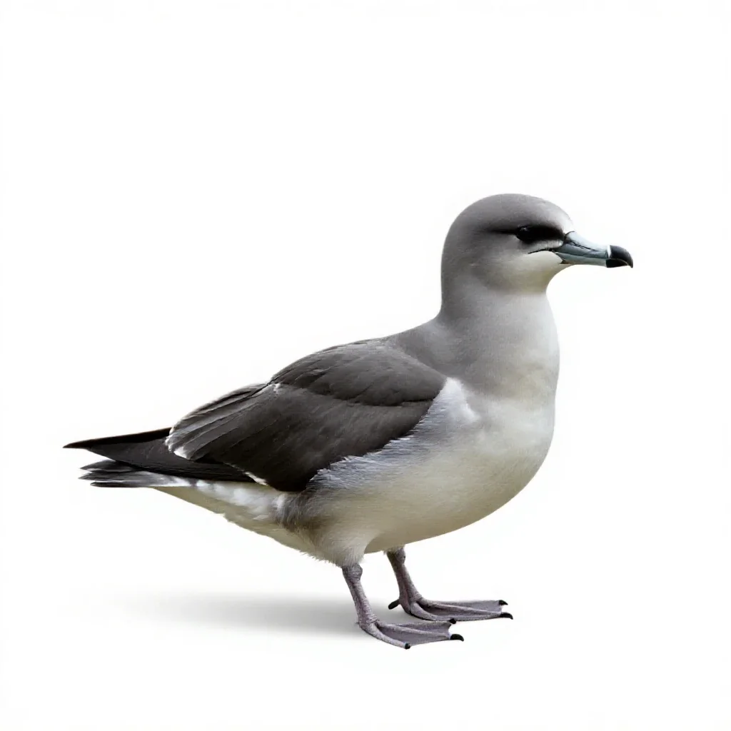 Fulmar isolated on a white background