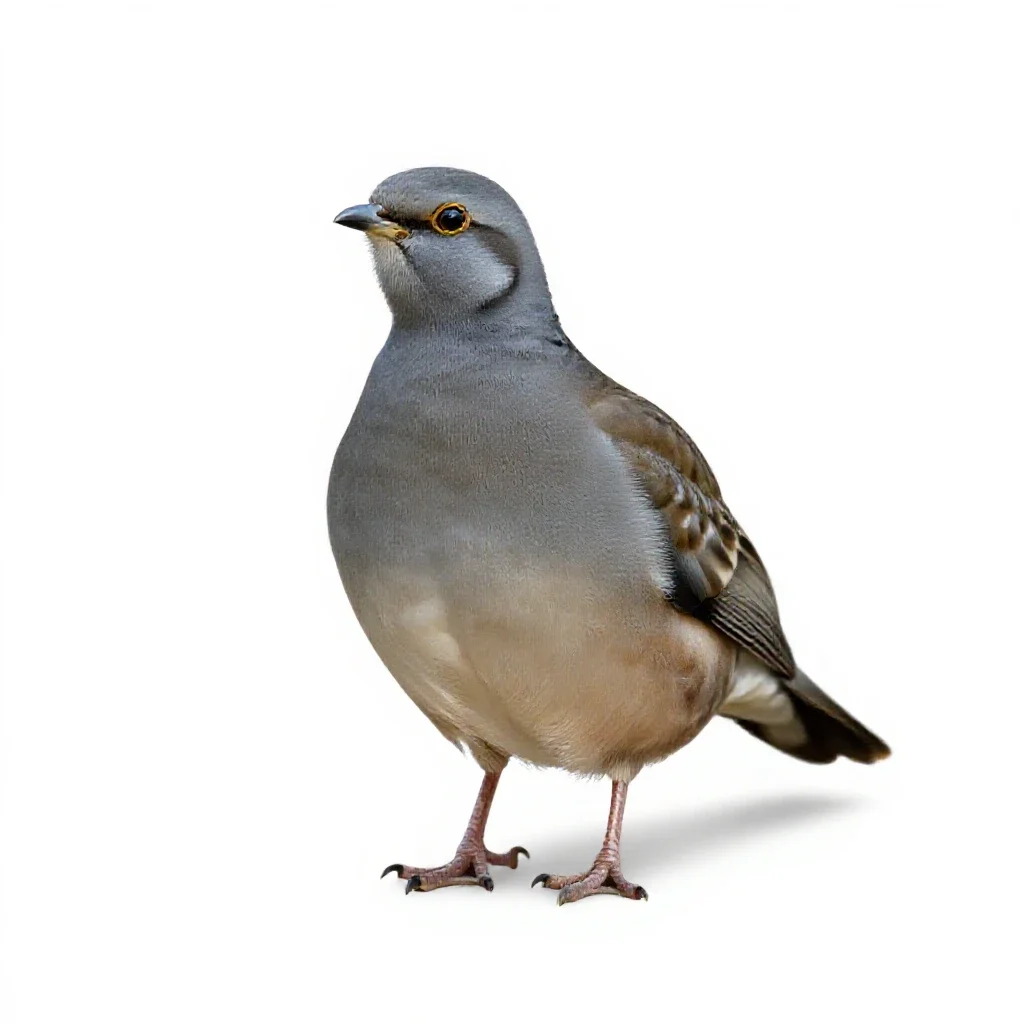 Game bird isolated on a white background