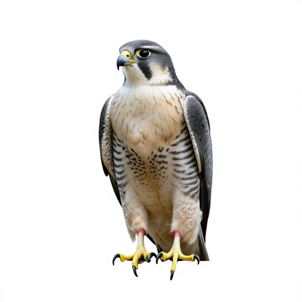 Goshawk isolated on a white background