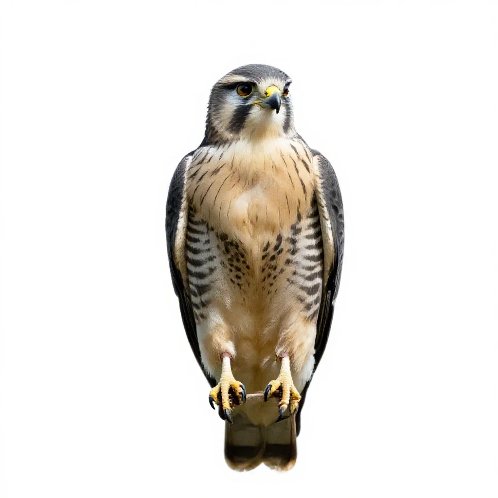 Honey buzzard isolated on a white background