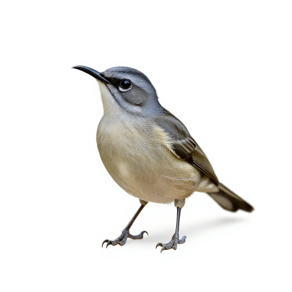 Honeycreeper isolated on a white background
