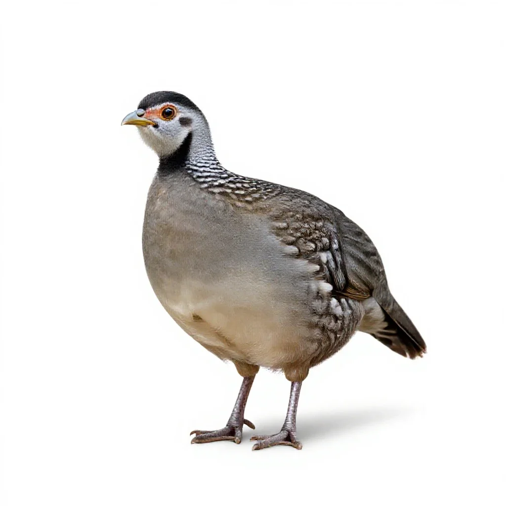 Jungle fowl isolated on a white background