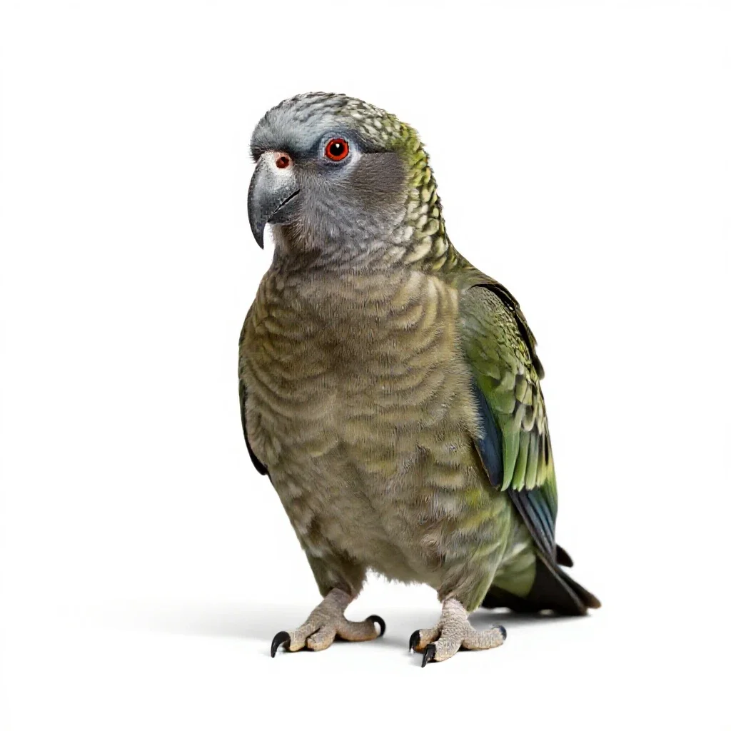 Kea isolated on a white background