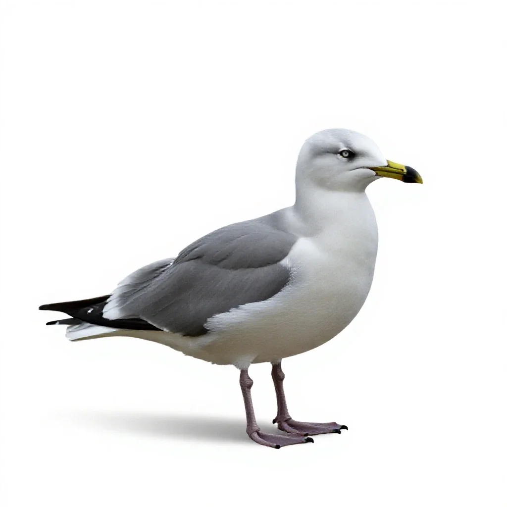 Kittiwake isolated on a white background