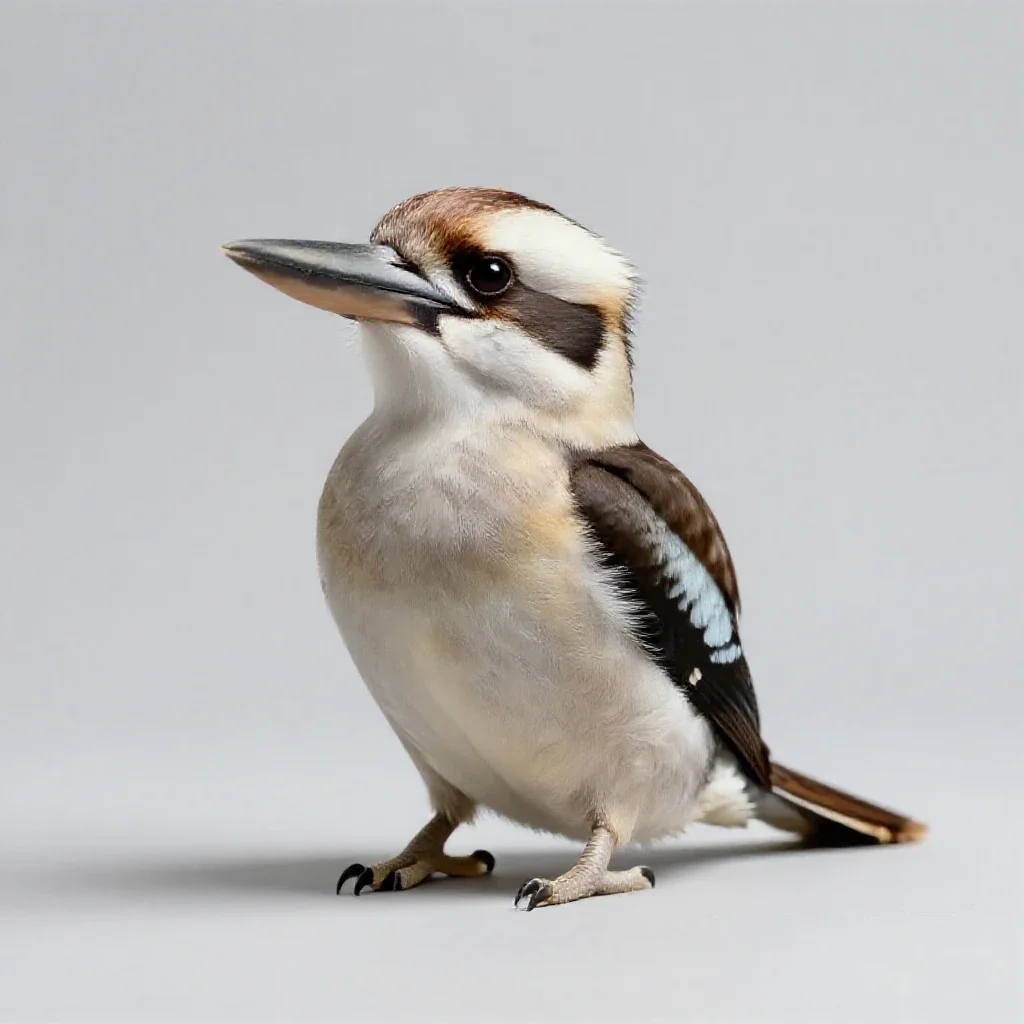 Kookaburra isolated on a white background