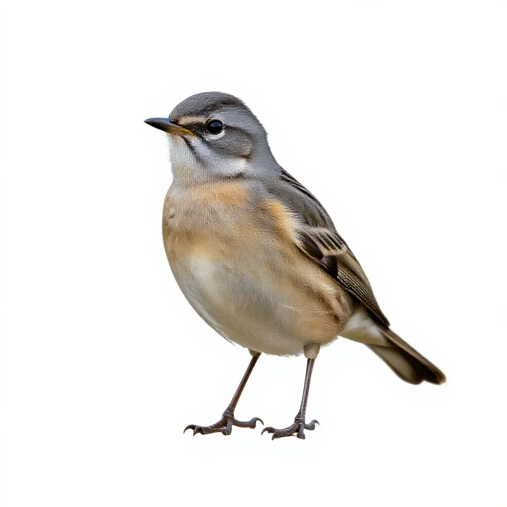 Lark isolated on a white background