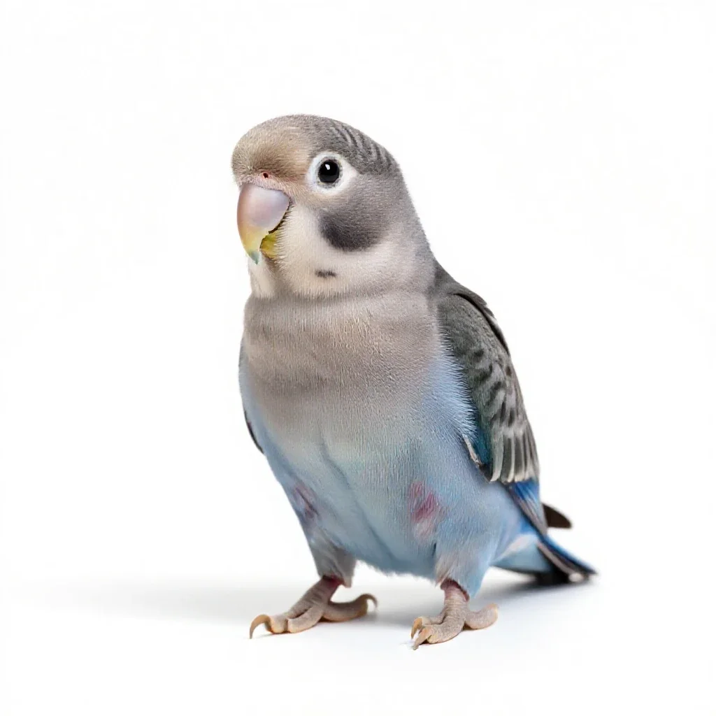 Lovebird isolated on a white background
