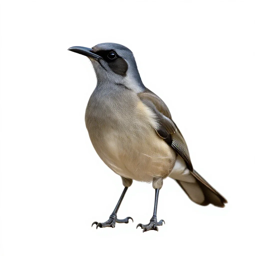 Lyrebird isolated on a white background