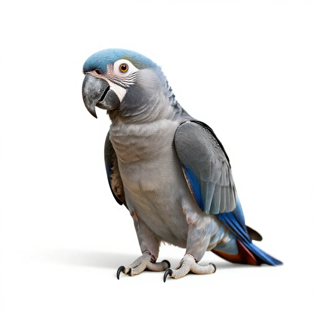 Macaw isolated on a white background