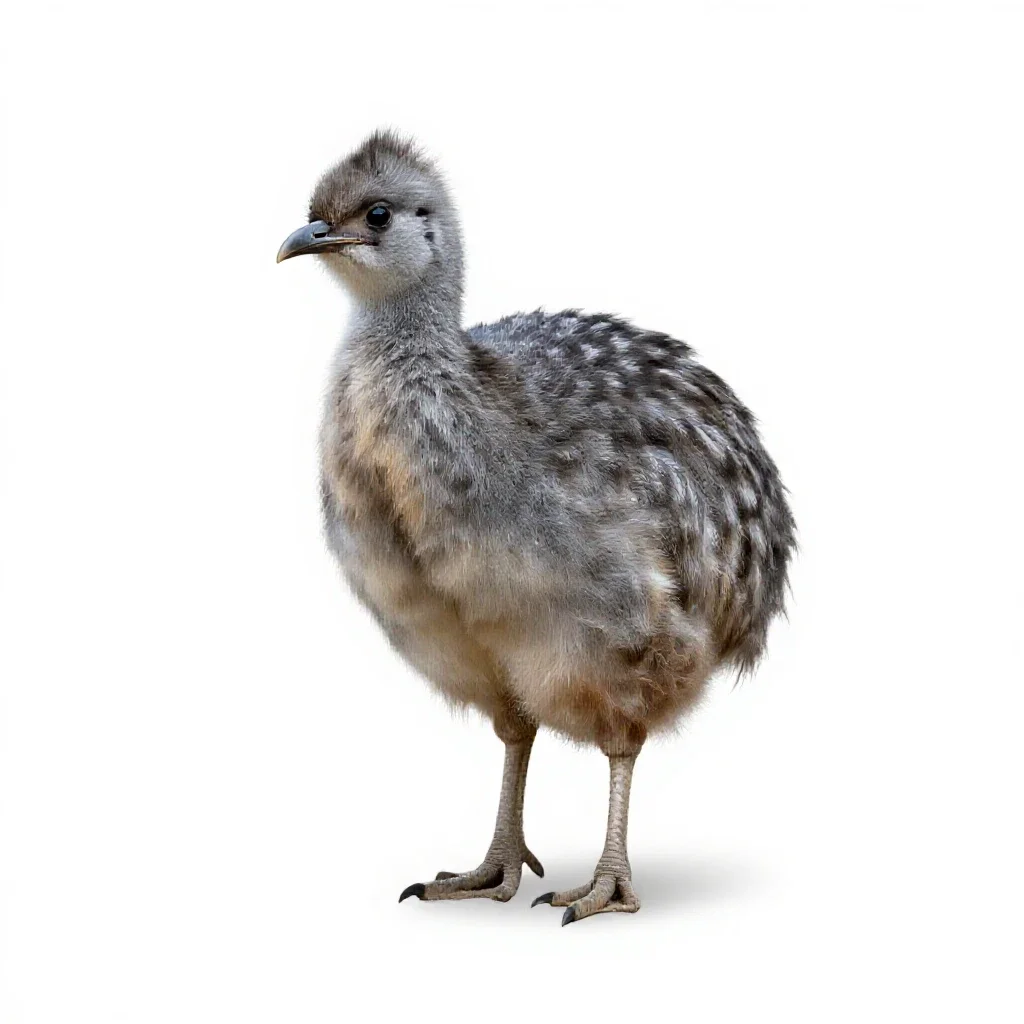 Mallee hen isolated on a white background