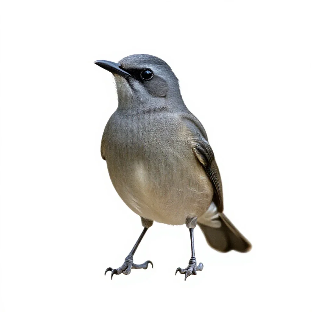 Manakin isolated on a white background