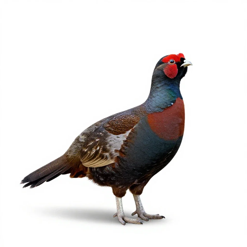 Moorcock isolated on a white background