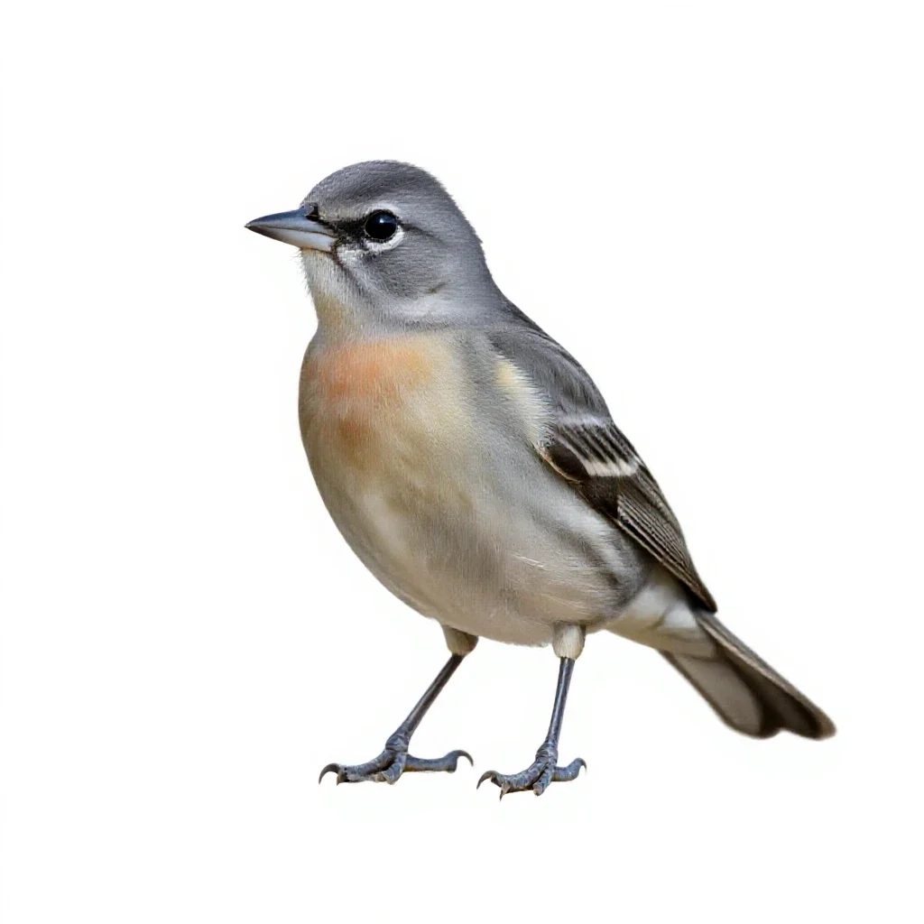 Northern oriole isolated on a white background