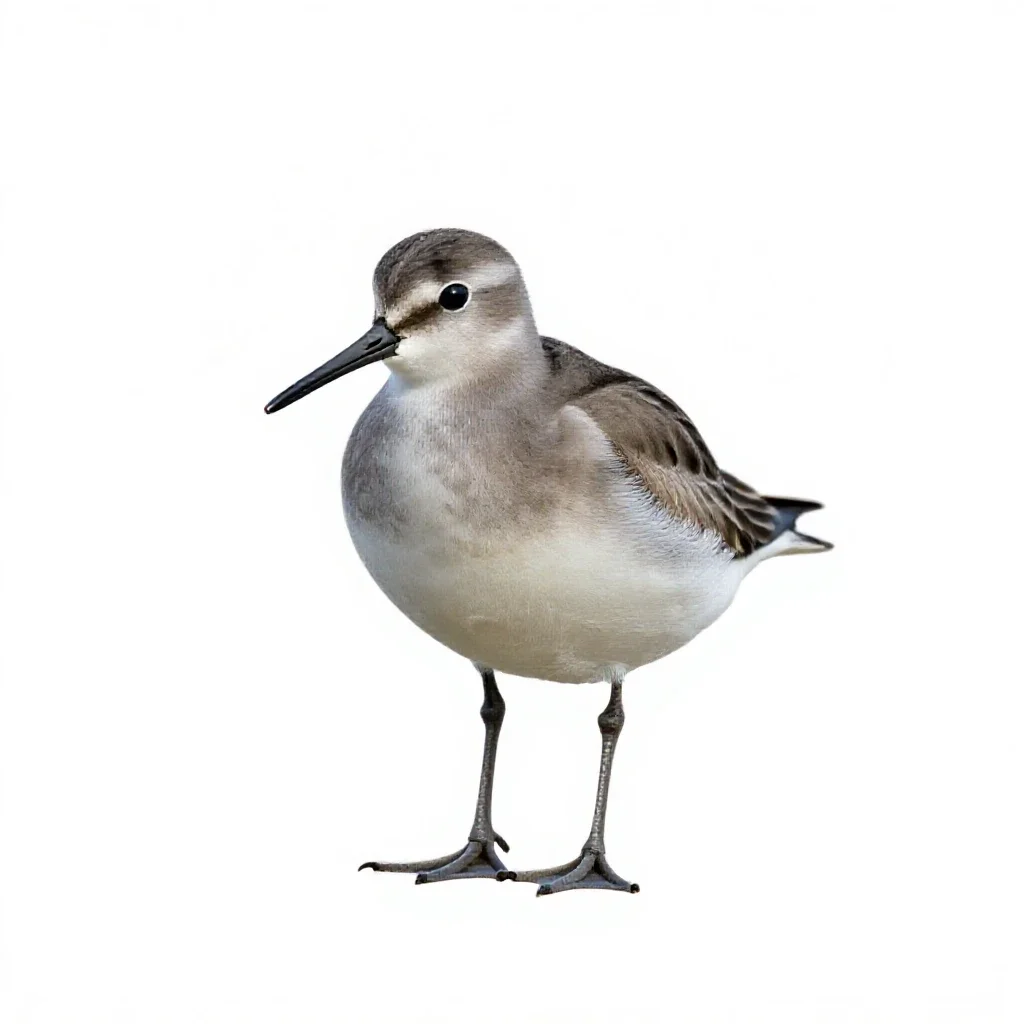 Phalarope isolated on a white background