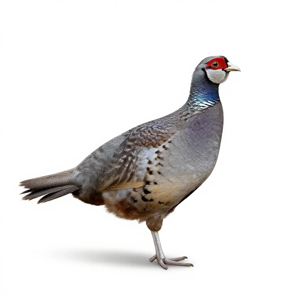 Pheasant isolated on a white background