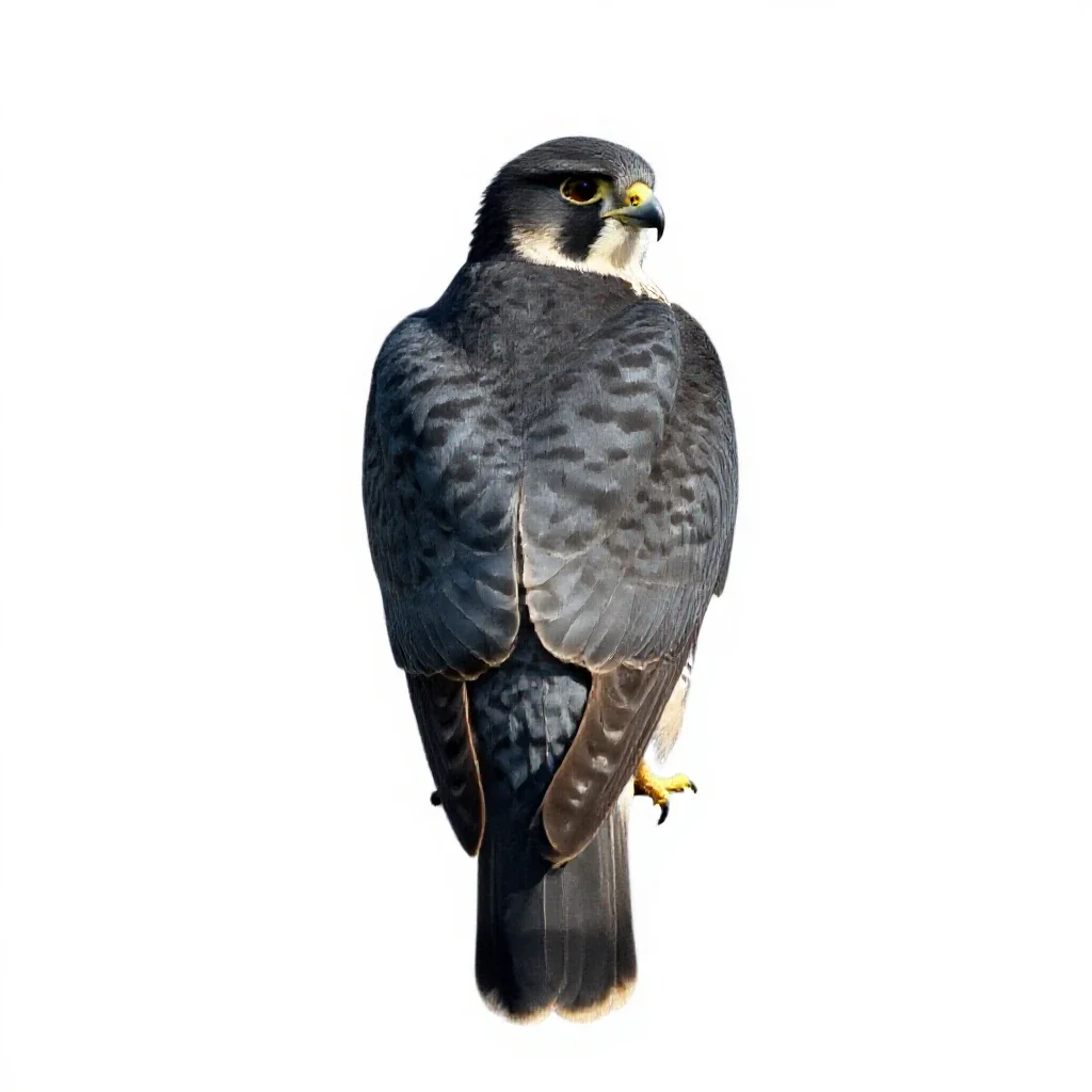 Pigeon hawk isolated on a white background