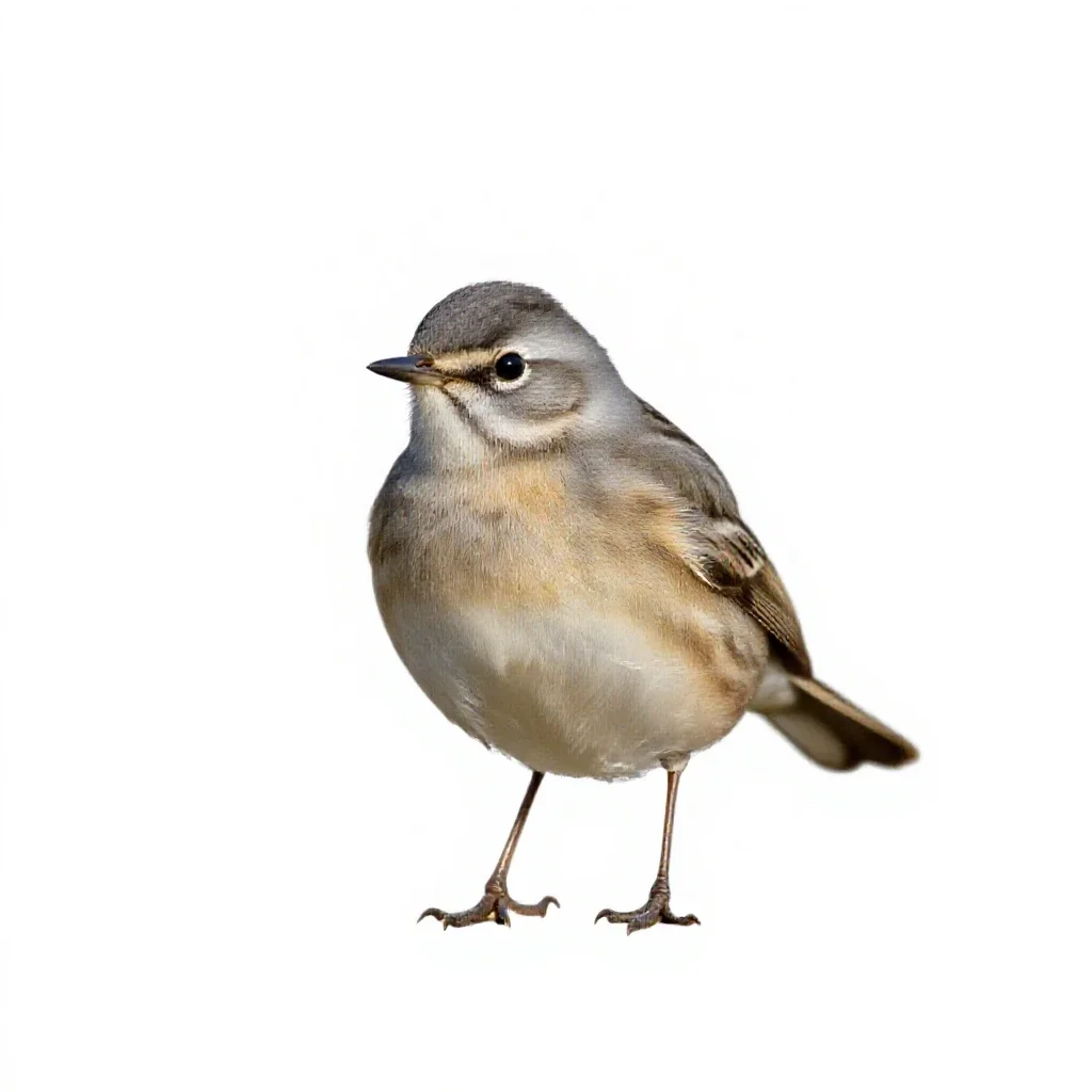 Pipit isolated on a white background