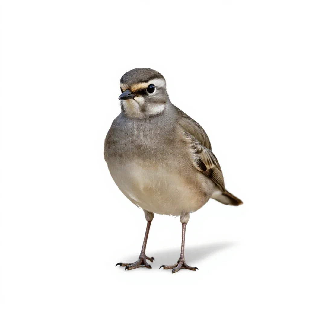 Plover isolated on a white background