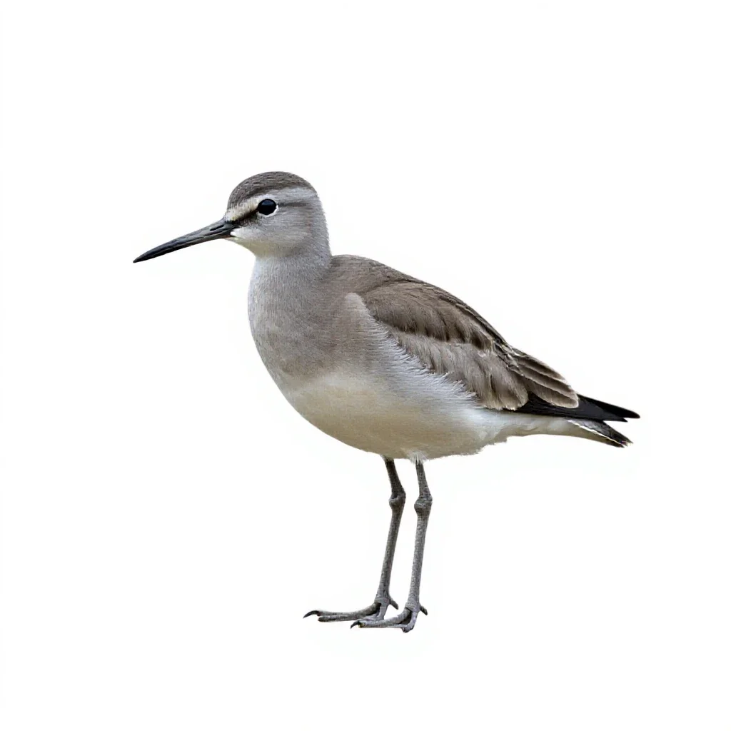 Pratincole isolated on a white background