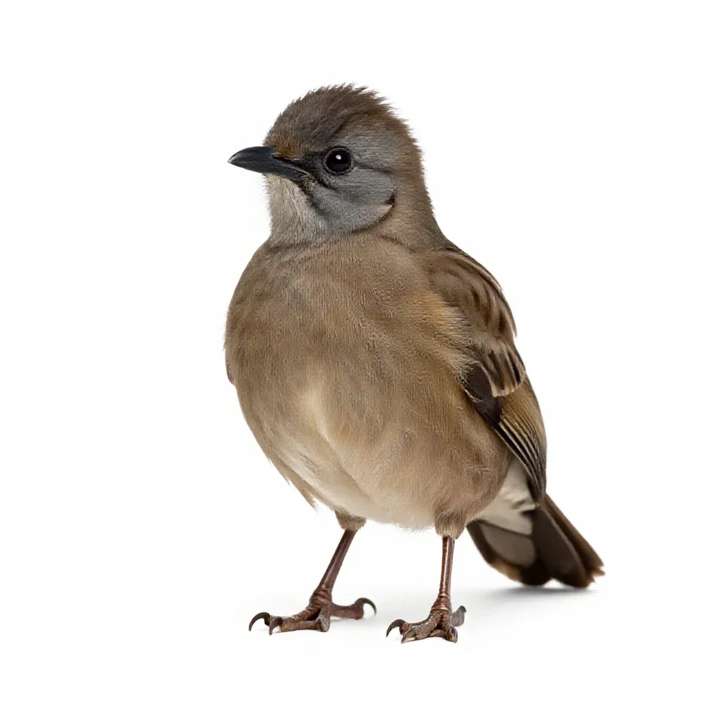 Puffbird isolated on a white background