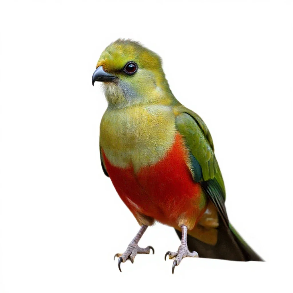 Quetzal isolated on a white background