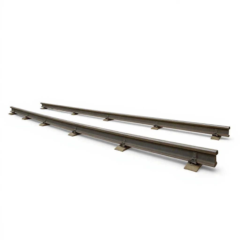 Rail isolated on a white background