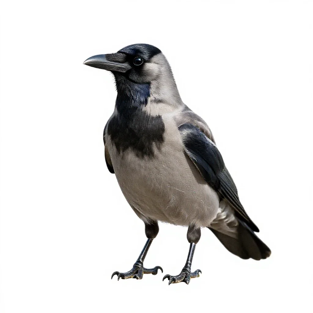 Rook isolated on a white background