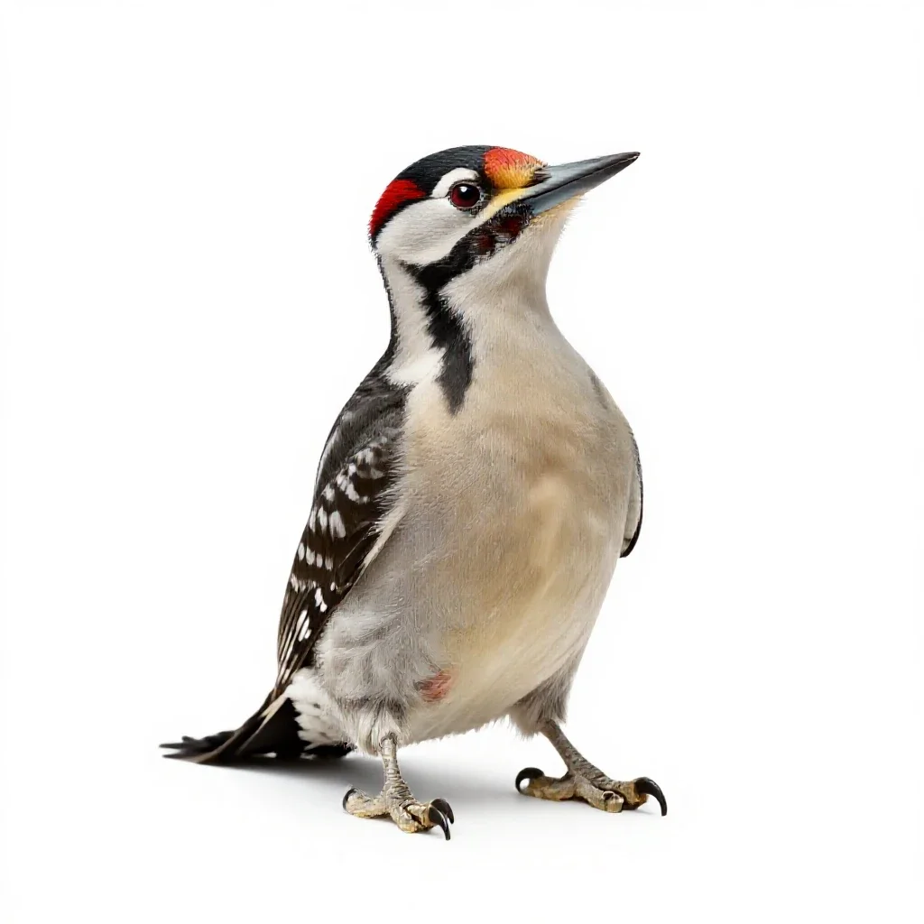 Sapsucker isolated on a white background